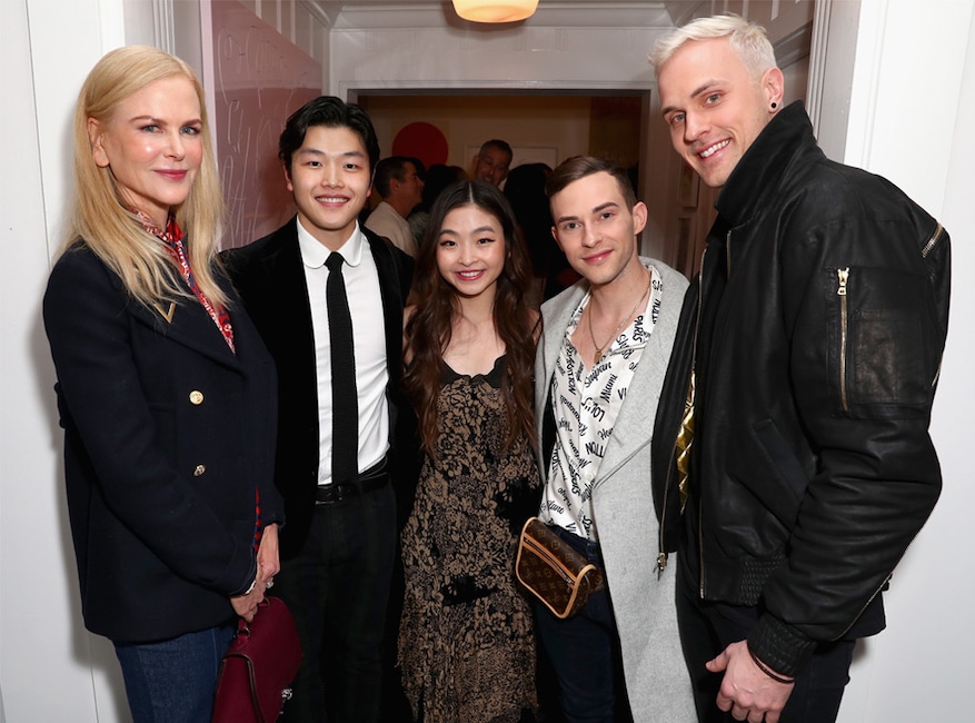 Nicole Kidman, Maia Shibutani, Alex Shibutani, Adam Rippon, Jussi-Pekka Kajaala, Gold Meets Golden 2019